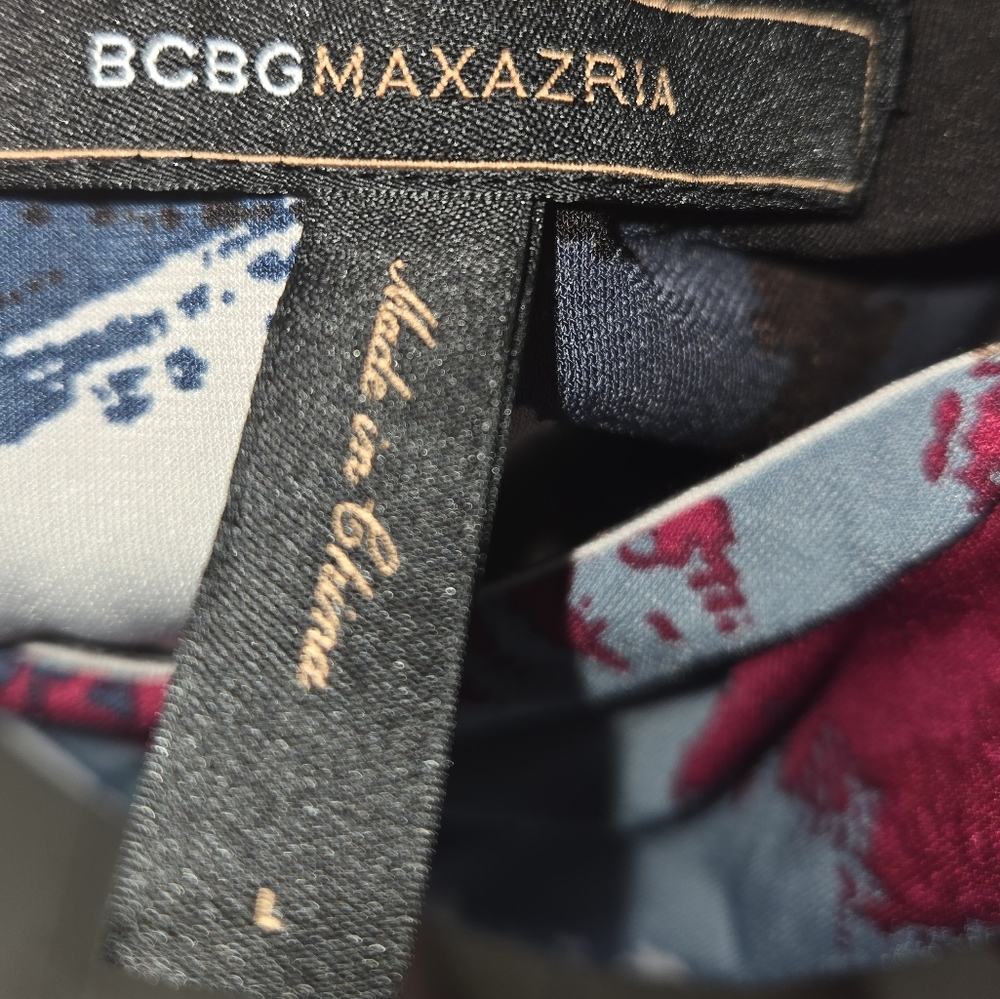 || Bcbg Maxazria: Multi Colored Pattern One Strap… - image 3